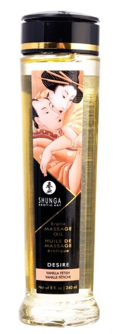 Массажное масло с ароматом ванили «Desire» от «SHUNGA» (240 ML)