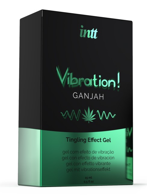 Жидкий интимный гель с эффектом вибрации «Vibration Ganjah» от «Intt» (15 ML)