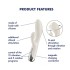 Бежевый вибратор-кролик с функцией вращения «Spinning Rabbit 1» от «Satisfyer»