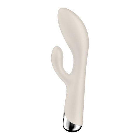 Бежевый вибратор-кролик с функцией вращения «Spinning Rabbit 1» от «Satisfyer» Бежевый вибратор-кролик с функцией вращения «Spinning Rabbit 1» от «Satisfyer»