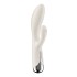 Бежевый вибратор-кролик с функцией вращения «Spinning Rabbit 1» от «Satisfyer»
