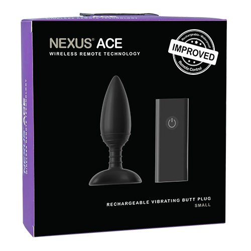 Анальная втулка с вибрацией и ПДУ «Ace Small» от «Nexus»