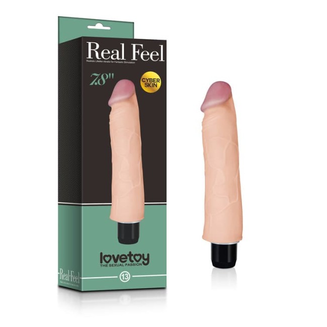 Мультискоростной вибратор Real Feel cyberskin № 13 (18 см) Мультискоростной вибратор Real Feel cyberskin № 13 (18 см)