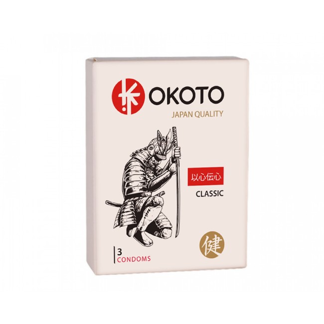 Презервативы «Classic» от «OKOTO» (3 шт.) Презервативы «Classic» от «OKOTO» (3 шт.)