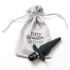 Черная анальная пробка с вибрацией Delicious Fullness Vibrating Butt Plug (9,5 см) 