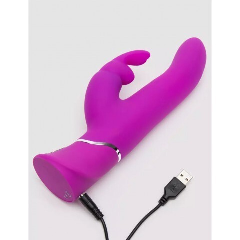 Вибратор с клиторальным стимулятором «Curve Power Motion» от «Happy Rabbit» (фиолетовый) Вибратор с клиторальным стимулятором «Curve Power Motion» от «Happy Rabbit» (фиолетовый)