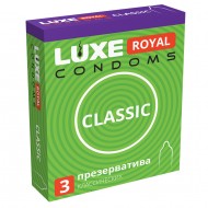 Гладкие презервативы LUXE ROYAL Classic 