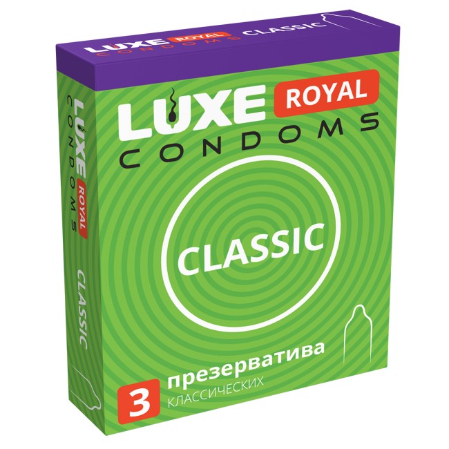 Гладкие презервативы LUXE ROYAL Classic  Гладкие презервативы LUXE ROYAL Classic