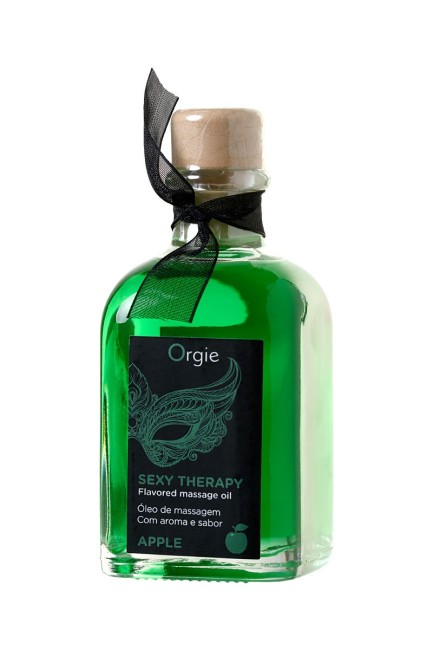 Комплект для сладких игр Orgie Lips Massage со вкусом яблока (массажное масло для поцелуев) Комплект для сладких игр Orgie Lips Massage со вкусом яблока (массажное масло для поцелуев)