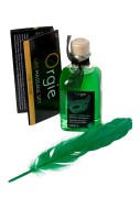 Комплект для сладких игр Orgie Lips Massage со вкусом яблока (массажное масло для поцелуев)