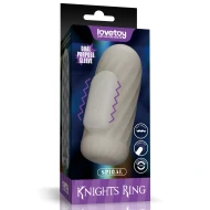 Мастурбатор-насадка с вибрацией «Knights Ring Spiral» от «Lovetoy»