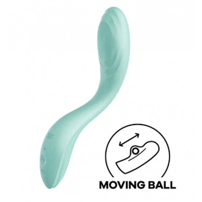 Вибратор для стимуляциии точки G «Rrrolling Pleasure» от «Satisfyer» (ментоловый)
