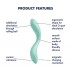 Вибратор для стимуляциии точки G «Rrrolling Pleasure» от «Satisfyer» (ментоловый)