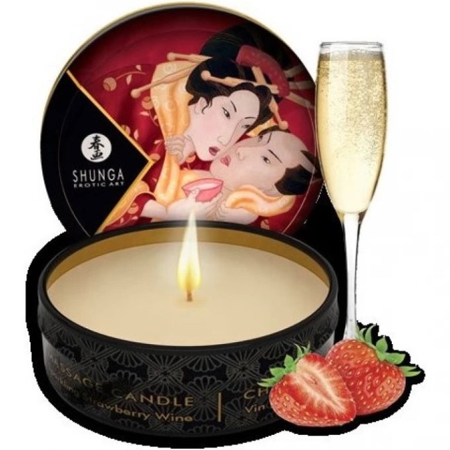 Набор Geisha Secrets Sparkling Strawberry Wine (Shunga)
