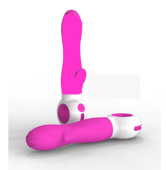 Вибромассажер для точки G + анальный стимулятор