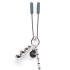 Зажимы для сосков на нитке бусин At My Mercy Chained Nipple Clamps 