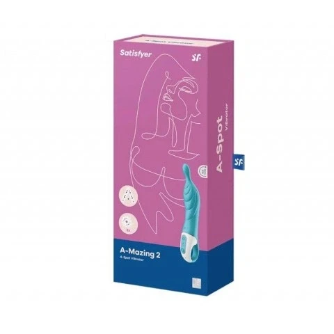 Вибратор для точки «А» «A-Mazing 2» от «Satisfyer» (бирюзовый)