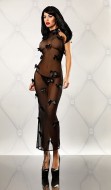  Прозрачное платье с бантиками Bedroom Diva chemise - Lolitta