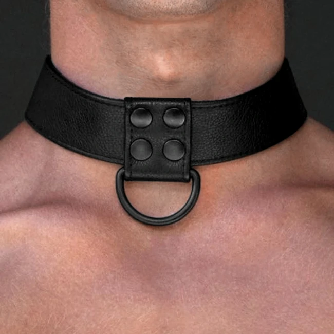 Ошейник с цепью «Bondage Fetish Black» от «Lovetoy» Ошейник с цепью «Bondage Fetish Black» от «Lovetoy»