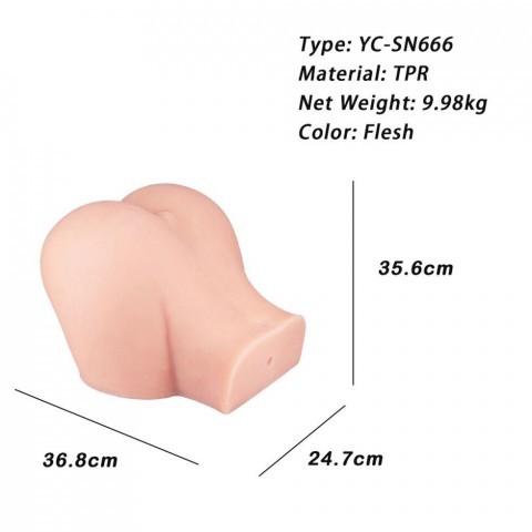 Реалистичный двойной мастурбатор HOT BUTT Реалистичный двойной мастурбатор HOT BUTT