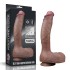 Реалистичный фаллос-мулат с большой мошонкой «Dual layered Platinum Silicone Cock» от «Lovetoy» (20 см)