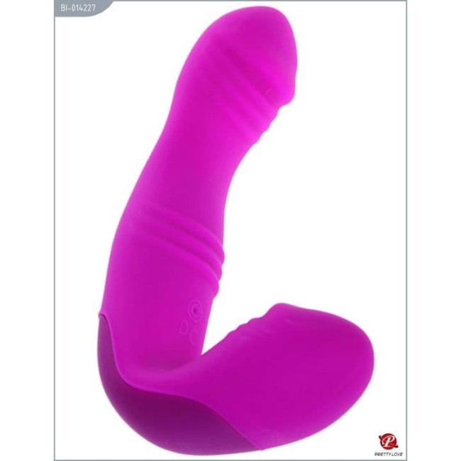 Безремневой страпон с вибрацией «Angeld»