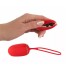 Красное виброяйцо Remote Controlled Love Ball с пультом ДУ 