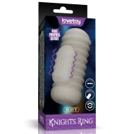 Мастурбатор-насадка с вибрацией «Knights Ring Wavy» от «Lovetoy»