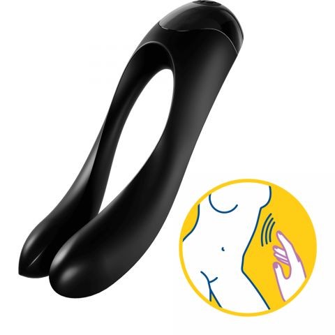 Универсальный пальчиковый вибратор «Candy Cane» от «Satisfyer»  Универсальный пальчиковый вибратор «Candy Cane» от «Satisfyer»