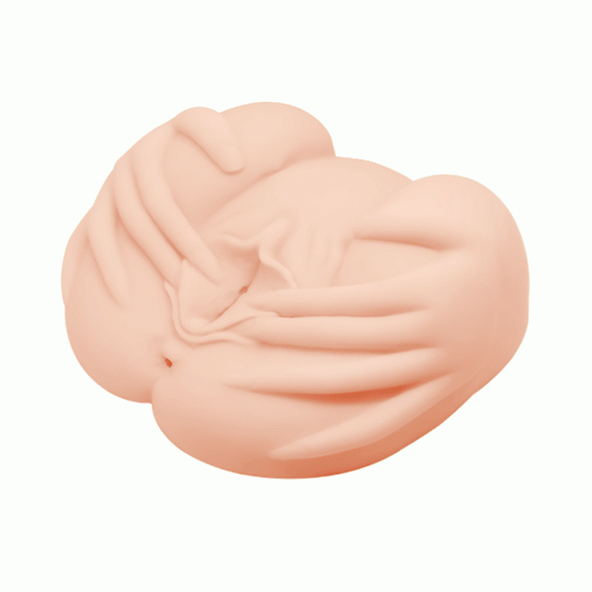 Двойной мастурбатор в виде половых губ с вибрацией Crazy bull Двойной мастурбатор в виде половых губ с вибрацией Crazy bull