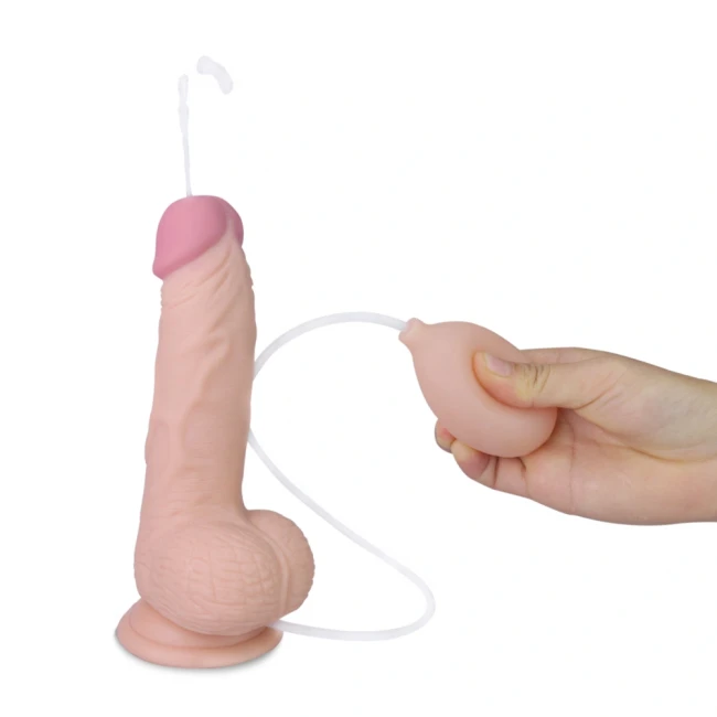 Реалистичный фаллоимитатор с имитацией семяизвержения «Soft Ejaculation Cock With Ball» от «Lovetoy» (17,8 см) Реалистичный фаллоимитатор с имитацией семяизвержения «Soft Ejaculation Cock With Ball» от «Lovetoy» (17,8 см)