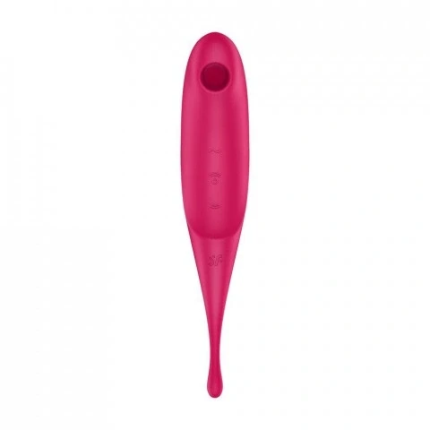 Вибратор с воздушной стимуляцией клитора «Twirling Pro» от «Satisfyer» (красный) Вибратор с воздушной стимуляцией клитора «Twirling Pro» от «Satisfyer» (красный)