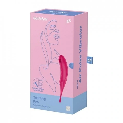 Вибратор с воздушной стимуляцией клитора «Twirling Pro» от «Satisfyer» (красный) Вибратор с воздушной стимуляцией клитора «Twirling Pro» от «Satisfyer» (красный)