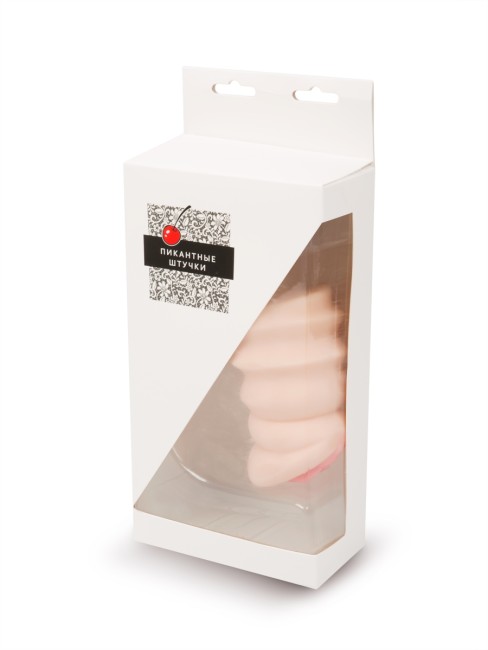 Рельефный мастурбатор-вагина (11.5х5 см)