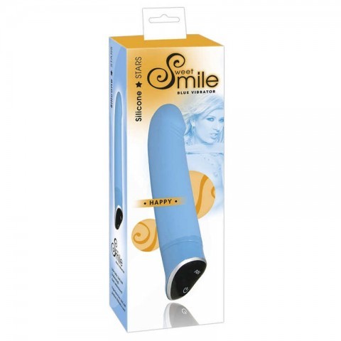 Вибратор Smile Happy (голубой)  Вибратор Smile Happy (голубой)