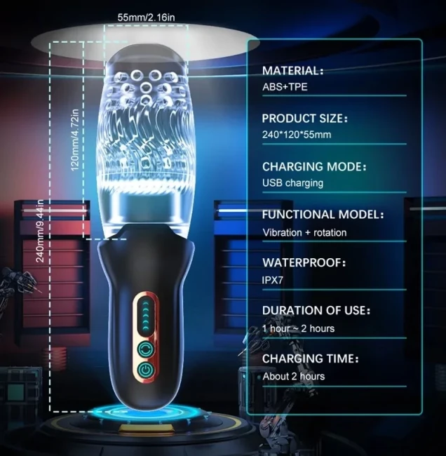 Автоматический мастурбатор Warrior masturbation cup от «NLONELY»