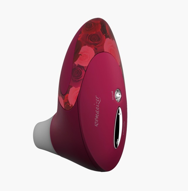 Стимулятор клитора - вакуумный Womanizer W500 Pro (красные розы) Стимулятор клитора - вакуумный Womanizer W500 Pro (красные розы)
