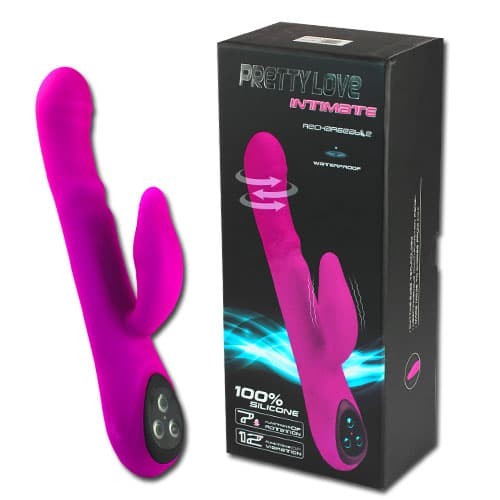 Вибромассажер-ротатор с клиторальной стимуляцией Вибромассажер-ротатор с клиторальной стимуляцией