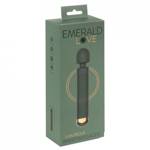 Универсальный вибромассажер Emerald Love Luxurious Wand Massager (зеленый) 