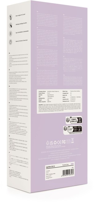 Сиреневый вибростимулятор с функцией нагрева «Cici 2» от «Svakom»  Сиреневый вибростимулятор с функцией нагрева «Cici 2» от «Svakom»