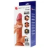 Фаллоимитатор с позвонками (15,5 см), тёмный