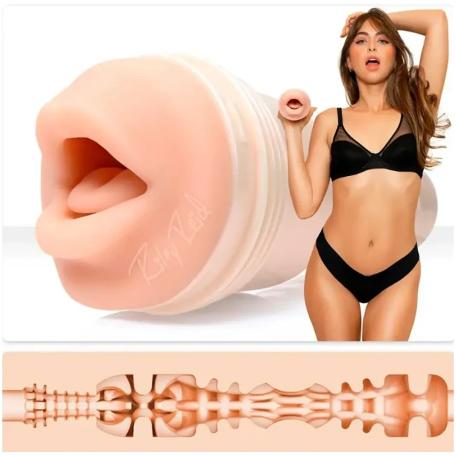 Мастурбатор-ротик в тубе «Riley Reid Mouth» от «Fleshlight» Мастурбатор-ротик в тубе «Riley Reid Mouth» от «Fleshlight»