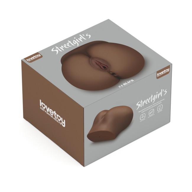 Тёмный мастурбатор «Streetgirls № 4» от «Lovetoy» (вагина+анус) Тёмный мастурбатор «Streetgirls № 4» от «Lovetoy» (вагина+анус)