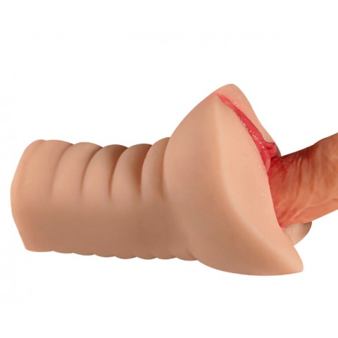 Реалистичный мастурбатор в виде вагины и половых губ «Maud» 