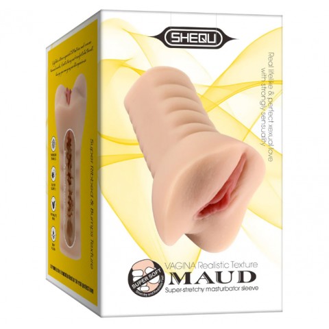Реалистичный мастурбатор в виде вагины и половых губ «Maud» 