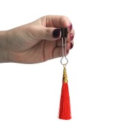 Зажимы для сосков с красными кисточками «Glamor» от «Lovetoy»
