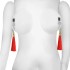 Зажимы для сосков с красными кисточками «Glamor» от «Lovetoy» Зажимы для сосков с красными кисточками «Glamor» от «Lovetoy»