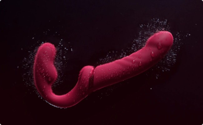 Безремневой страпон с вибрацией «Lapis» от «Lovense» 