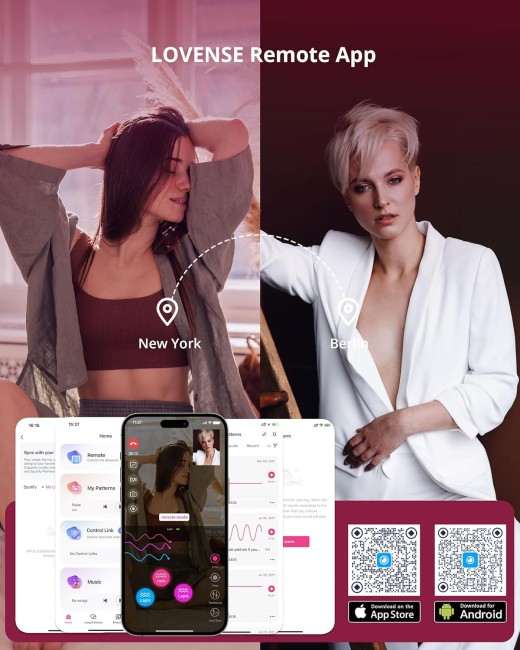 Безремневой страпон с вибрацией «Lapis» от «Lovense» 