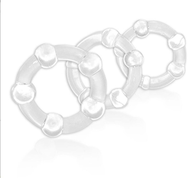 Эрекционные колечки «Stay Hard» (3 шт.) Эрекционные колечки «Stay Hard» (3 шт.)